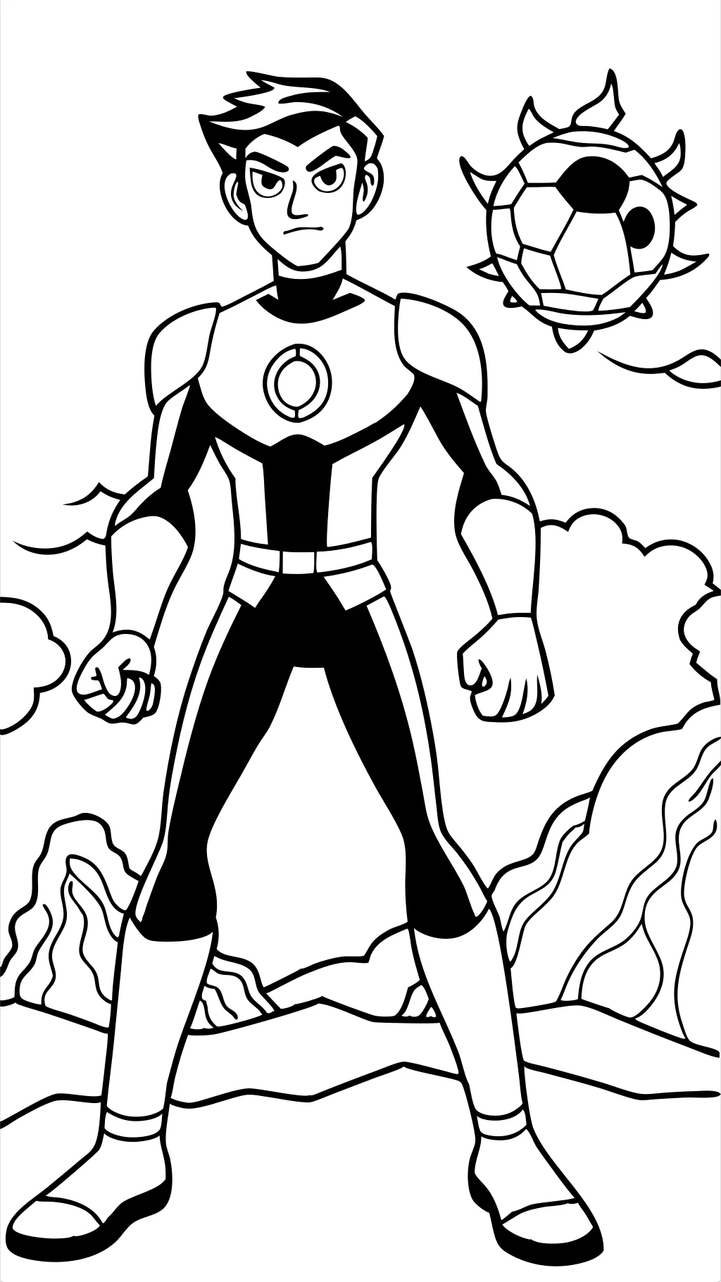 ben 10 coloring page